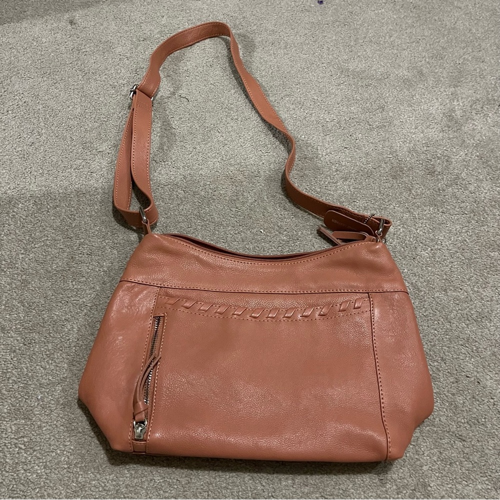 Great American Leather Works Pink Small Hobo Hand Bag